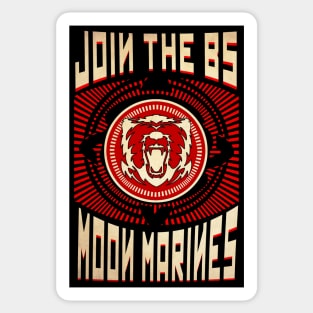 Moon Marines! Mount UP! Sticker